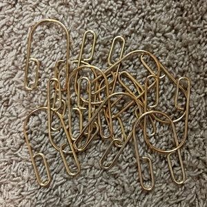 Magnolia Gold shower curtain rings